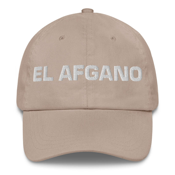 El Afgano The Afghan Mexican Spanish Pride Gift Regalo Dad Hat Mexicada Stone