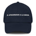 El Aficionado A La Moda The Fashion Enthusiast Mexican Spanish Pride Gift Regalo Dad Hat Mexicada Navy