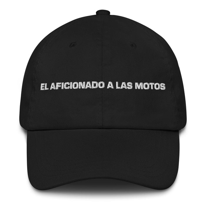 El Aficionado A Las Motos The Motorcycle Enthusiast Mexican Spanish Pride Gift Regalo Dad Hat Mexicada Black