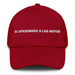 El Aficionado A Las Motos The Motorcycle Enthusiast Mexican Spanish Pride Gift Regalo Dad Hat Mexicada Cranberry