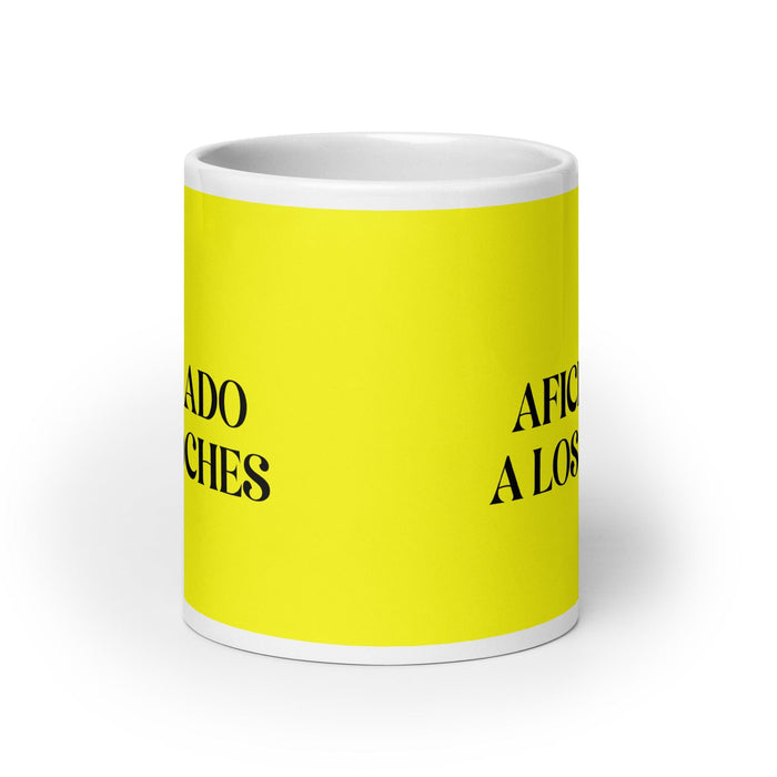 El Aficionado A Los Coches The Car Enthusiast Funny Home Office Work Coffee Mug Mexican Spanish Pride Gift White Glossy Cup Yellow Card Mug Mexicada