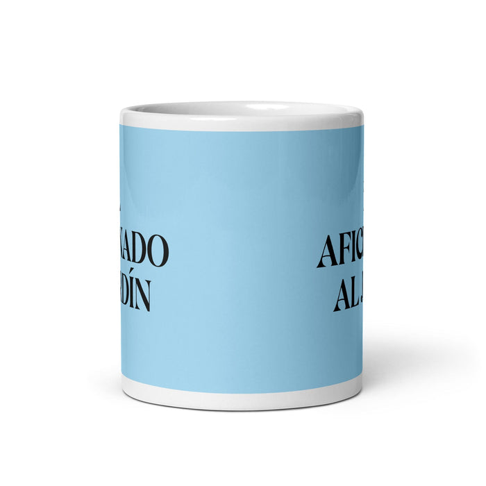 El Aficionado Al Jardín The Garden Enthusiast Funny Home Office Work Coffee Mug Mexican Spanish Pride Gift White Glossy Cup Sky Blue Card Mug Mexicada