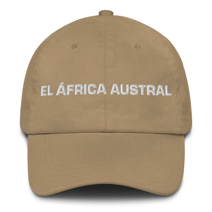 El África Austral The Southern African Mexican Spanish Pride Gift Regalo Dad Hat Mexicada Khaki