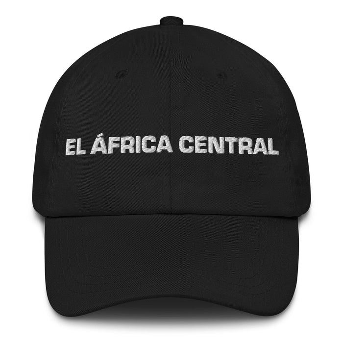 El África Central The Central African Mexican Spanish Pride Gift Regalo Dad Hat Mexicada Black