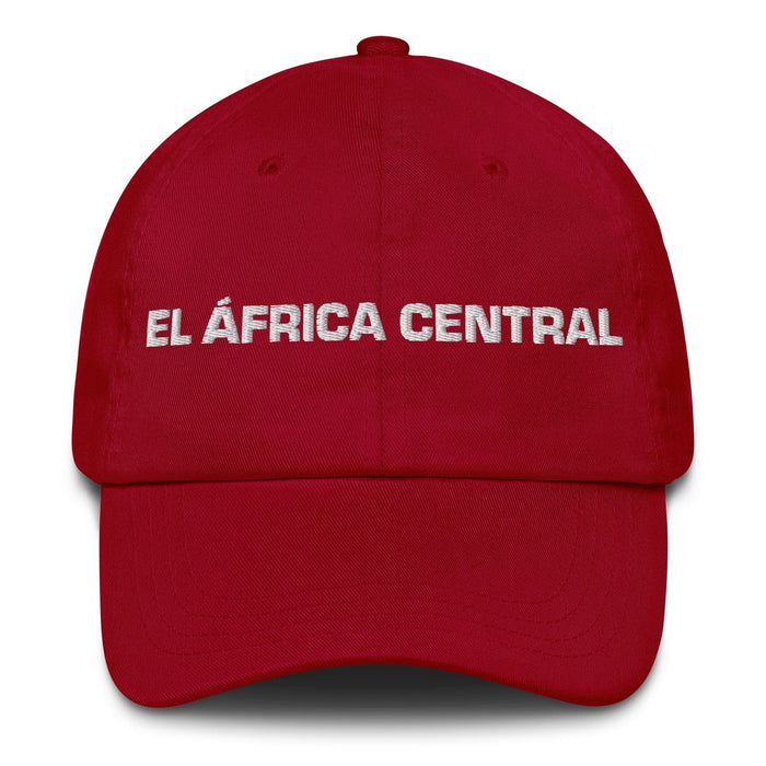 El África Central The Central African Mexican Spanish Pride Gift Regalo Dad Hat Mexicada Cranberry