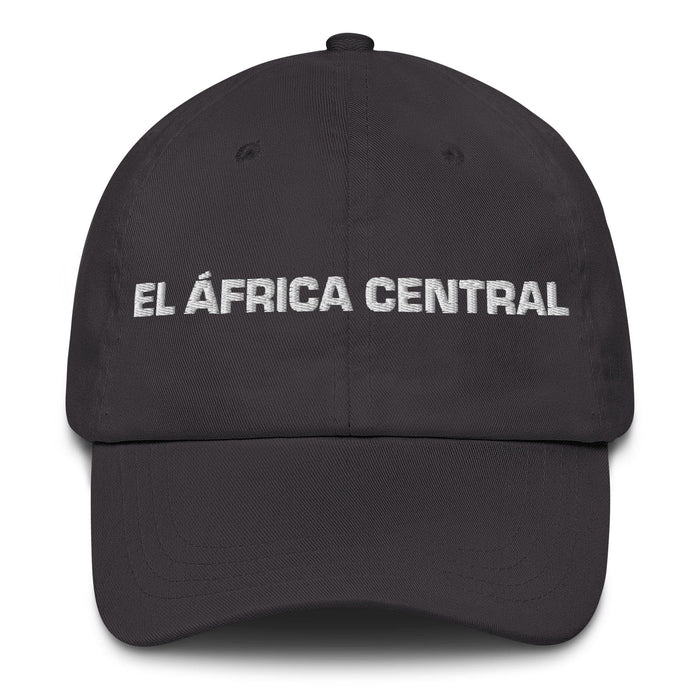 El África Central The Central African Mexican Spanish Pride Gift Regalo Dad Hat Mexicada Dark Grey