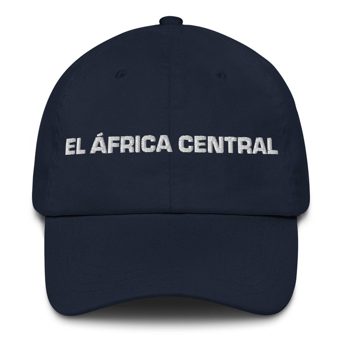 El África Central The Central African Mexican Spanish Pride Gift Regalo Dad Hat Mexicada Navy