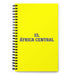 El África Central The Central African | Yellow Spiral Notebook, 140 Dotted Sheets | Funny Gift Idea Home Office Work | Mexican Spanish Pride Gift Mexicada