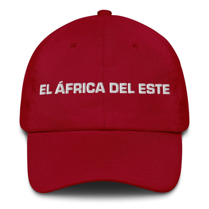 El África Del Este The East African Mexican Spanish Pride Gift Regalo Dad Hat Mexicada Cranberry