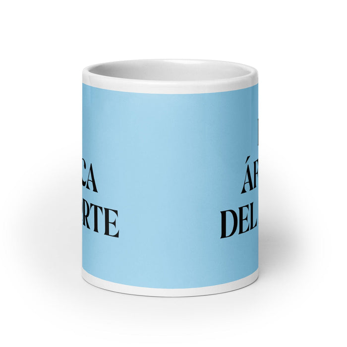 El África Del Norte The North African Funny Home Office Work Coffee Mug Mexican Spanish Pride Gift White Glossy Cup Sky Blue Card Mug Mexicada