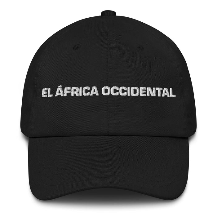 El África Occidental The West African Mexican Spanish Pride Gift Regalo Dad Hat Mexicada Black