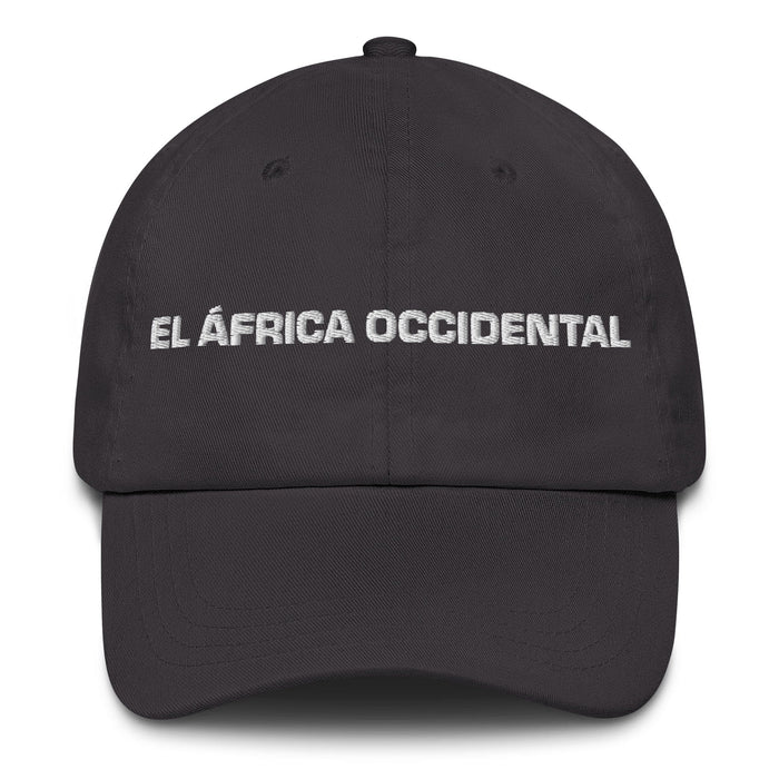 El África Occidental The West African Mexican Spanish Pride Gift Regalo Dad Hat Mexicada Dark Grey