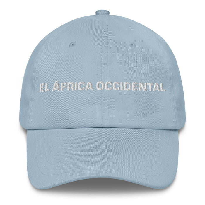 El África Occidental The West African Mexican Spanish Pride Gift Regalo Dad Hat Mexicada Light Blue