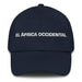 El África Occidental The West African Mexican Spanish Pride Gift Regalo Dad Hat Mexicada Navy