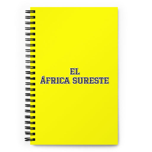 El África Sureste The Southeast African | Yellow Spiral Notebook, 140 Dotted Sheets | Funny Gift Idea Home Office Work | Mexican Spanish Pride Gift Mexicada