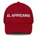 El Africano The African Mexican Spanish Pride Gift Regalo Dad Hat Mexicada Cranberry