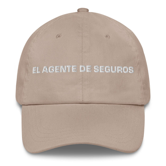 El Agente De Seguros The Insurance Agent Mexican Spanish Pride Gift Regalo Dad Hat Mexicada Stone