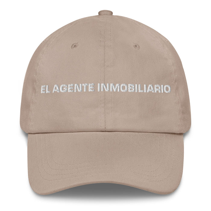 El Agente Inmobiliario The Real Estate Agent Mexican Spanish Pride Gift Regalo Dad Hat - Mexicada