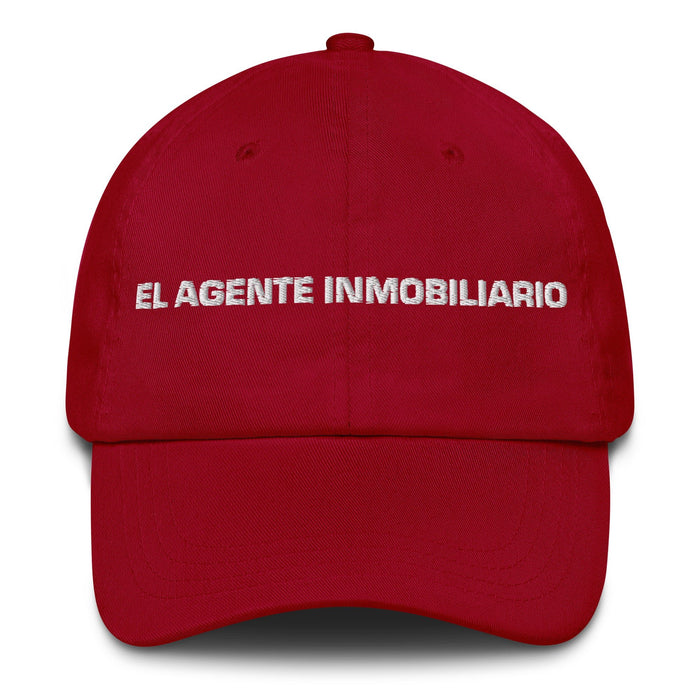 El Agente Inmobiliario The Real Estate Agent Mexican Spanish Pride Gift Regalo Dad Hat - Mexicada