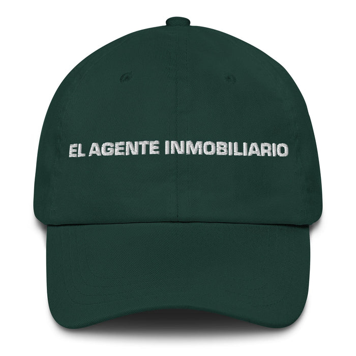 El Agente Inmobiliario The Real Estate Agent Mexican Spanish Pride Gift Regalo Dad Hat Mexicada Spruce