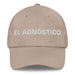 El Agnóstico The Agnostic Mexican Spanish Pride Gift Regalo Dad Hat Mexicada Stone