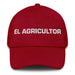 El Agricultor The Farmer Mexican Spanish Pride Gift Regalo Dad Hat Mexicada Cranberry