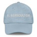 El Agricultor The Farmer Mexican Spanish Pride Gift Regalo Dad Hat Mexicada Light Blue