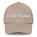 El Agrónomo The Agronomist Mexican Spanish Pride Gift Regalo Dad Hat Mexicada Stone