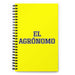 El Agrónomo The Agronomist | Yellow Spiral Notebook, 140 Dotted Sheets | Funny Gift Idea Home Office Work | Mexican Spanish Pride Gift Mexicada