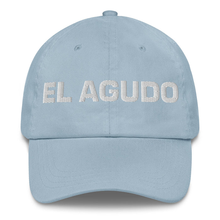 El Agudo The Sharp One Mexican Spanish Pride Gift Regalo Dad Hat Mexicada Light Blue