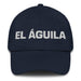 El Águila The Eagle Mexican Spanish Pride Gift Regalo Dad Hat Mexicada Navy