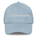 El Albuquerqueño The Albuquerque Resident Mexican Spanish Pride Gift Regalo Dad Hat Mexicada Light Blue