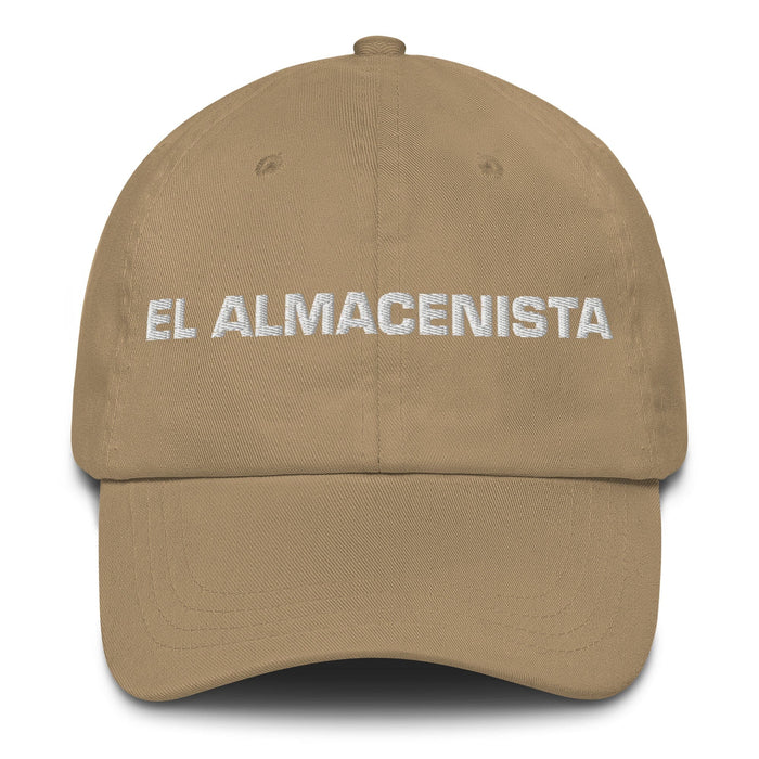 El Almacenista The Warehouse Worker Mexican Spanish Pride Gift Regalo Dad Hat Mexicada Khaki