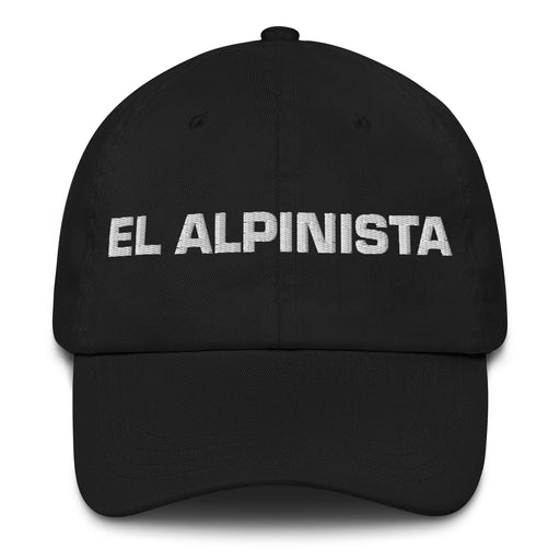 El Alpinista The Mountaineer Mexican Spanish Pride Gift Regalo Dad Hat Mexicada Black