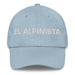 El Alpinista The Mountaineer Mexican Spanish Pride Gift Regalo Dad Hat Mexicada Light Blue