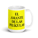 El Amante De Las Películas The Movie Lover Funny Home Office Work Coffee Mug Mexican Spanish Pride Gift White Glossy Cup Yellow Card Mug Mexicada 15 oz