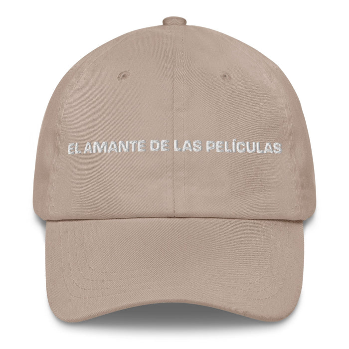 El Amante De Las Películas The Movie Lover Mexican Spanish Pride Gift Regalo Dad Hat Mexicada Stone