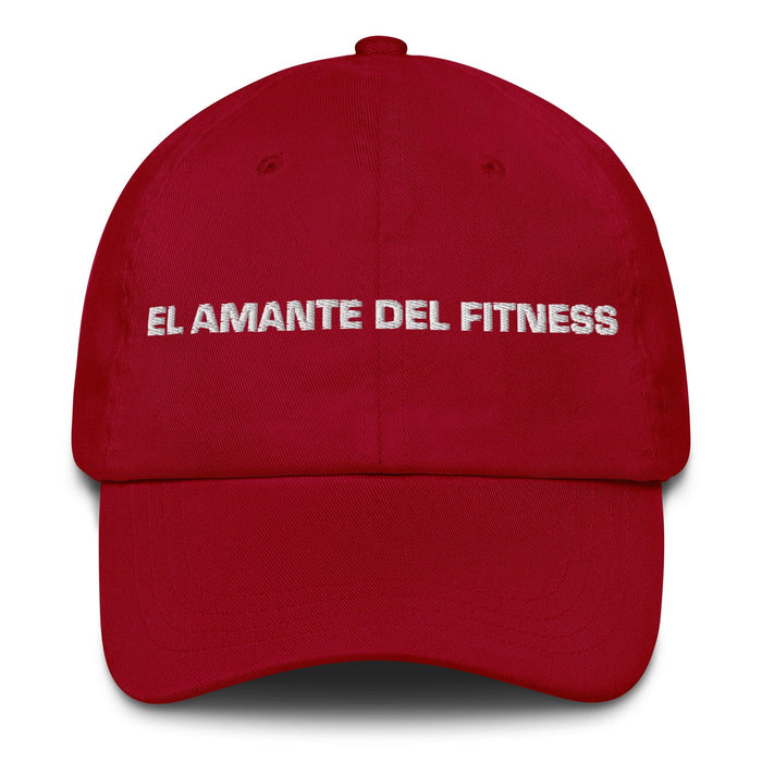 El Amante Del Fitness The Fitness Lover Mexican Spanish Pride Gift Regalo Dad Hat Mexicada Cranberry