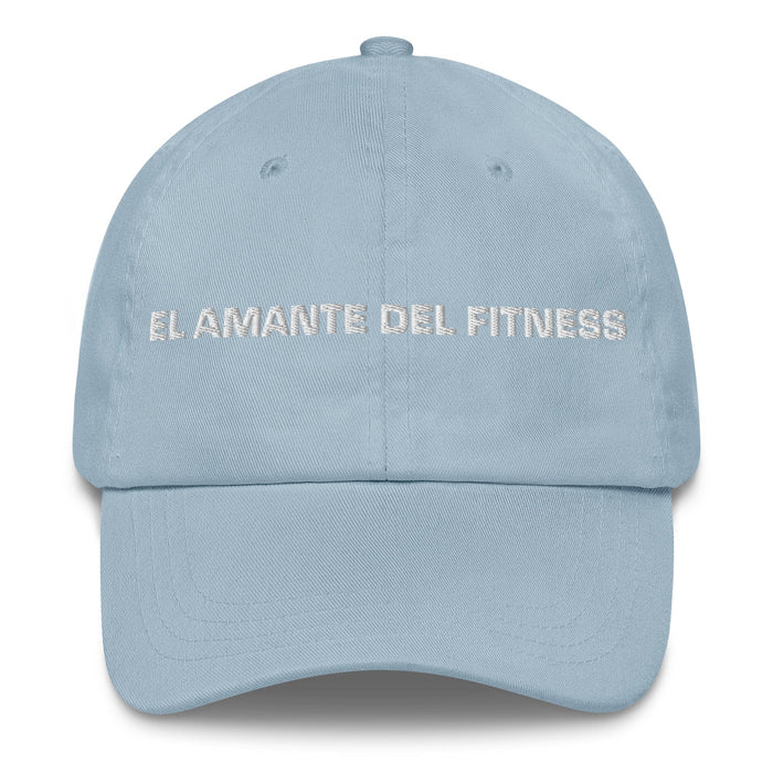 El Amante Del Fitness The Fitness Lover Mexican Spanish Pride Gift Regalo Dad Hat Mexicada Light Blue