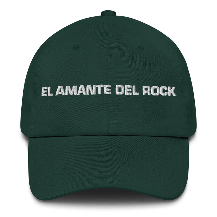 El Amante Del Rock The Rock Music Lover Mexican Spanish Pride Gift Regalo Dad Hat Mexicada Spruce