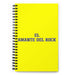 El Amante Del Rock The Rock Music Lover | Yellow Spiral Notebook, 140 Dotted Sheets | Funny Gift Idea Home Office Work | Mexican Spanish Pride Gift Mexicada