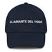 El Amante Del Yoga The Yoga Lover Mexican Spanish Pride Gift Regalo Dad Hat Mexicada Navy