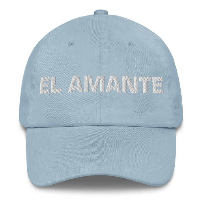 El Amante The Lover Mexican Spanish Pride Gift Regalo Dad Hat Mexicada Light Blue