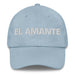 El Amante The Lover Mexican Spanish Pride Gift Regalo Dad Hat Mexicada Light Blue