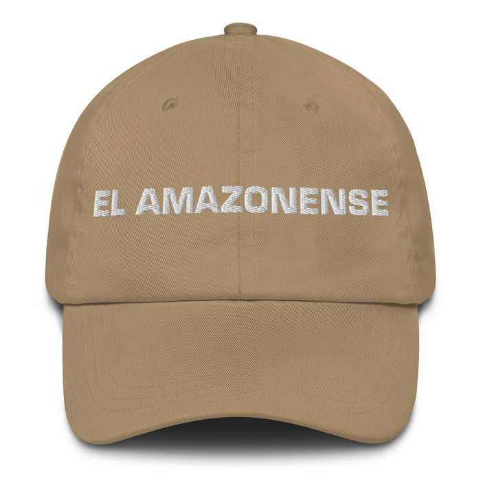 El Amazonense The Amazonas Resident Mexican Spanish Pride Gift Regalo Dad Hat Mexicada Khaki