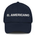 El Americano The American Mexican Spanish Pride Gift Regalo Dad Hat Mexicada Navy