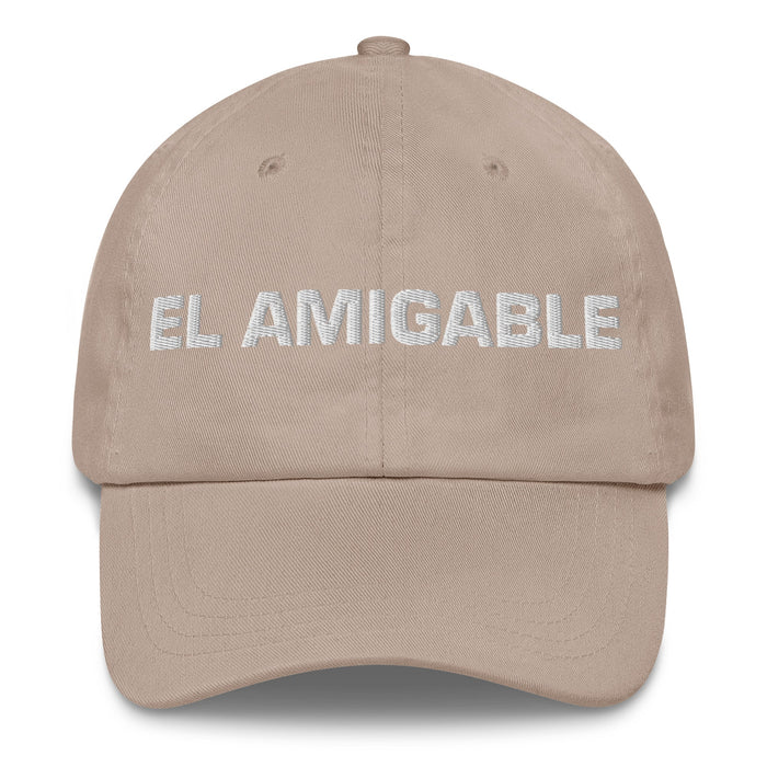 El Amigable The Friendly One Mexican Spanish Pride Gift Regalo Dad Hat - Mexicada