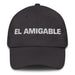 El Amigable The Friendly One Mexican Spanish Pride Gift Regalo Dad Hat Mexicada Dark Grey