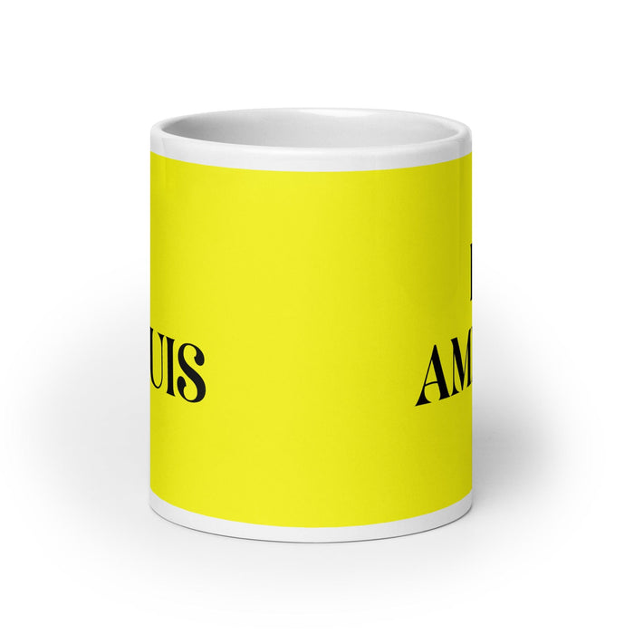 El Amiguis The Bestie Funny Home Office Work Coffee Mug Mexican Spanish Pride Gift White Glossy Cup Yellow Card Mug Mexicada