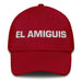 El Amiguis The Bestie Mexican Spanish Pride Gift Regalo Dad Hat Mexicada Cranberry